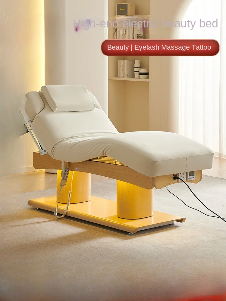 Double rod electric lifting beauty salon special massage  massage bed massage heating treatmentSPA bed