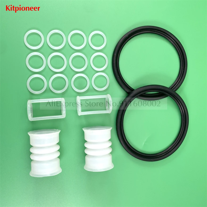 18 In 1 Combo Sealing Gaskets Silicone Backup Rings New Replacement Fittings Of Ventus VSP Soft Ice Cream Machines Accessories