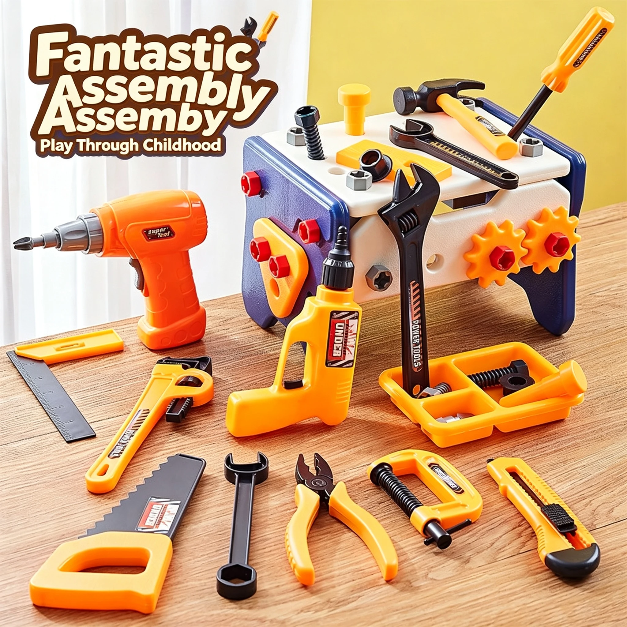 Kids Repair Tool Kit Toys Play House Screw Disassemble Pretend Play Screwdriver Handmade Educational Children Toys for Boys Gift