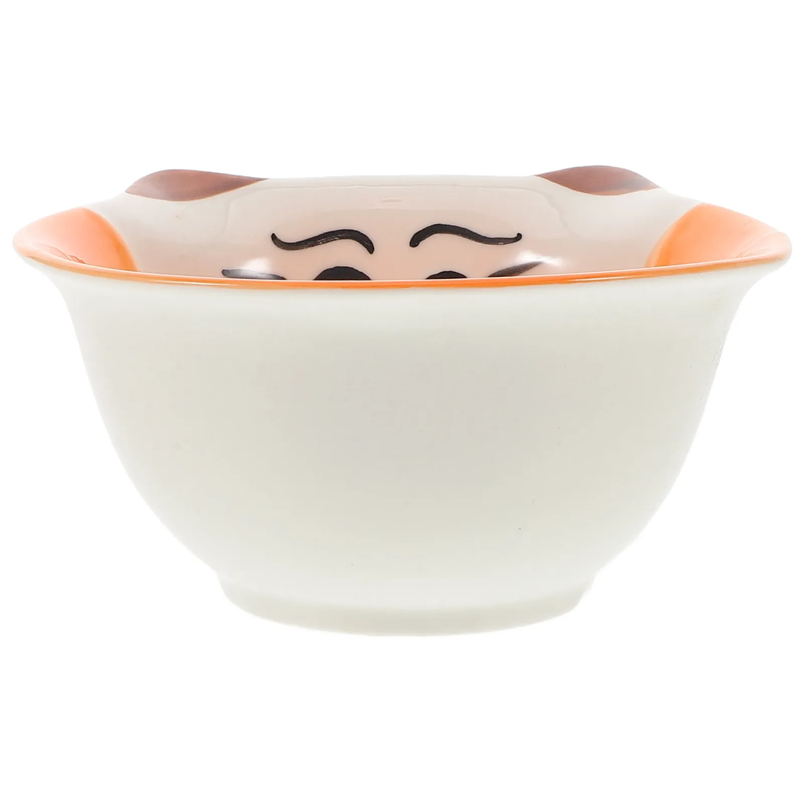 

Cute Ceramic Cat Bowl Small Baby Bowl for Toddler Snacks Infant Food Serving Portion Control Kids Rice Noodle Serving Dish