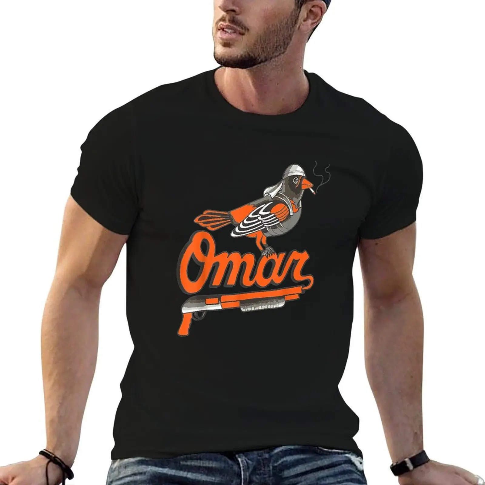 

Omar-Orioles T-Shirt funny t shirts dark humor men t shirt cotton 100% t shirts designer T-shirt