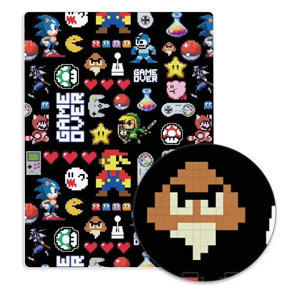 Mario game Fabric140*50cm Handmade Sewing Patchwork Quilting Baby Dress Home Sheet Printed Fabric Fabric Sewing Kids