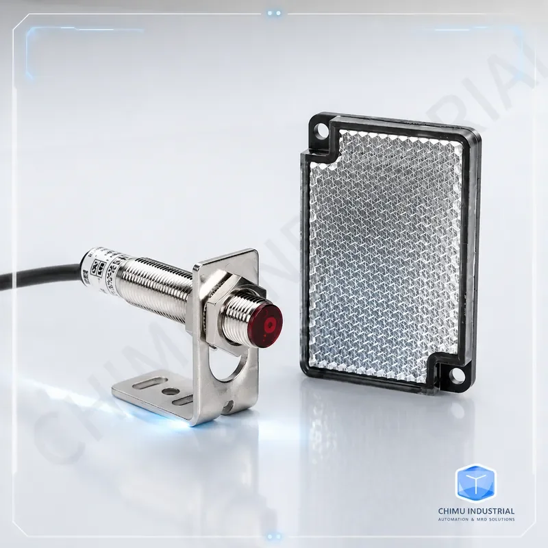 【CHIMU INDUSTRIAL】 for SZ-JG-6MJMFS1 Specular Reflection Photoelectric Switch Mirror Sensor NPN PNP Long Range