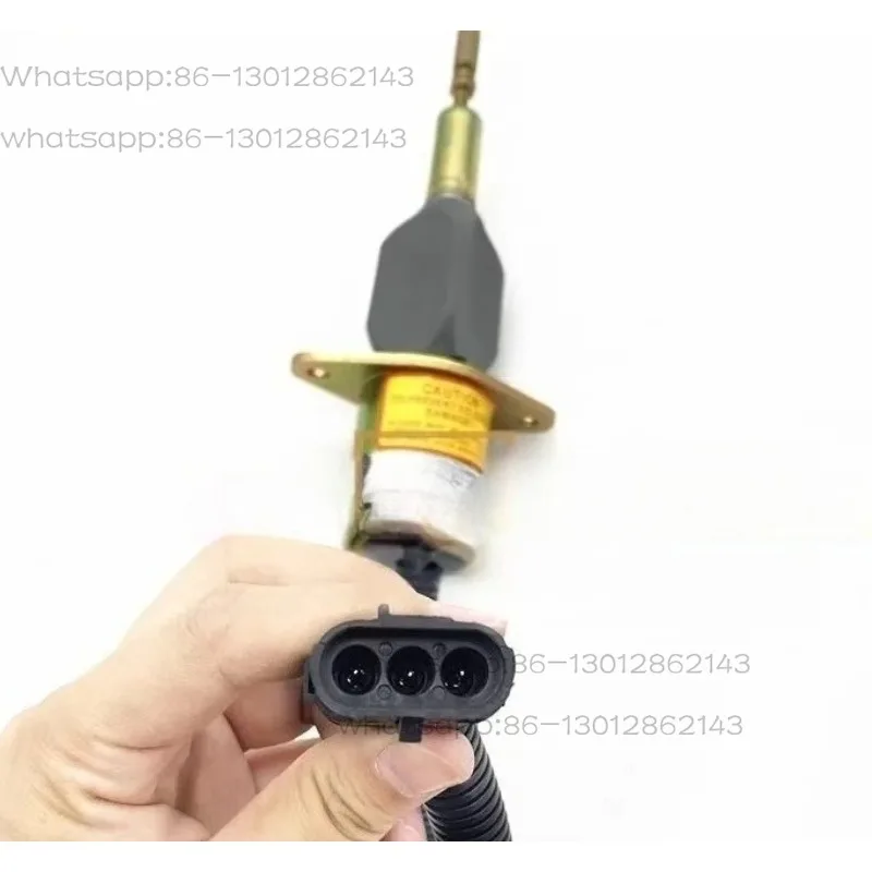 Motor Grader Shut-Off Solenoid Valve 3928160/3928161 High Quality Stop Oil Cut-Off Valve for Excavator Grader Shut-Off Switch