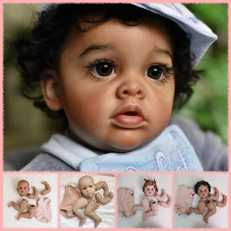22Inch Reborn Benjamin Doll Kit Already Painted Kit / Unpainted Kit Soft Touch Fresh Color DIY Doll Parts With Cloth Body