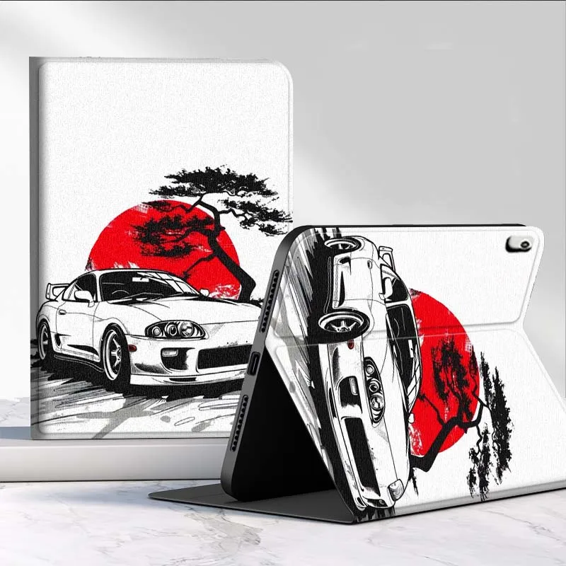 

Black car illustration For Samsung Galaxy Tab S11 S10 S9 S8 A8 A9 A11 10.9 8.7 10.1 Plus Tablet Case