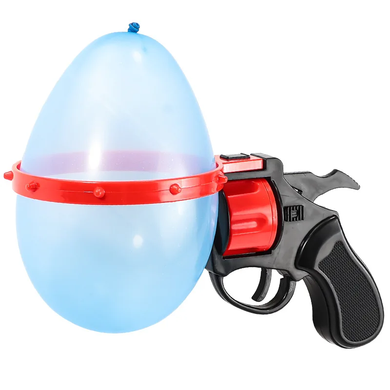 Russian roulette balloon gun party prank water gun toy trick revolver