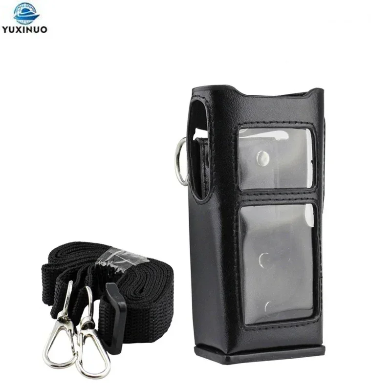 Walkie Talkie Leather Case Protective Sleeve Bag Hard Holster Cover for HYT Hytera PD785 PD782 PD780 PD982 PD985 Two Way Radio