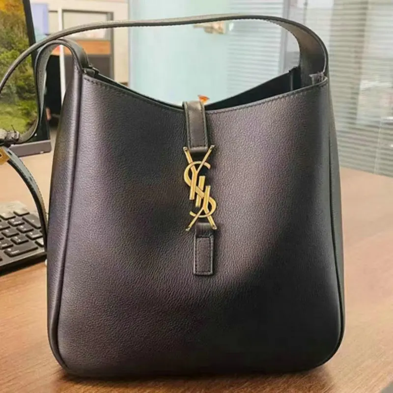 Designer Bag Shiny Leather Bucket Bag Shoulder Bags Women Bags Crossbody Tote 2-in-1 Mini Purse High Quality Luxurys Handbags