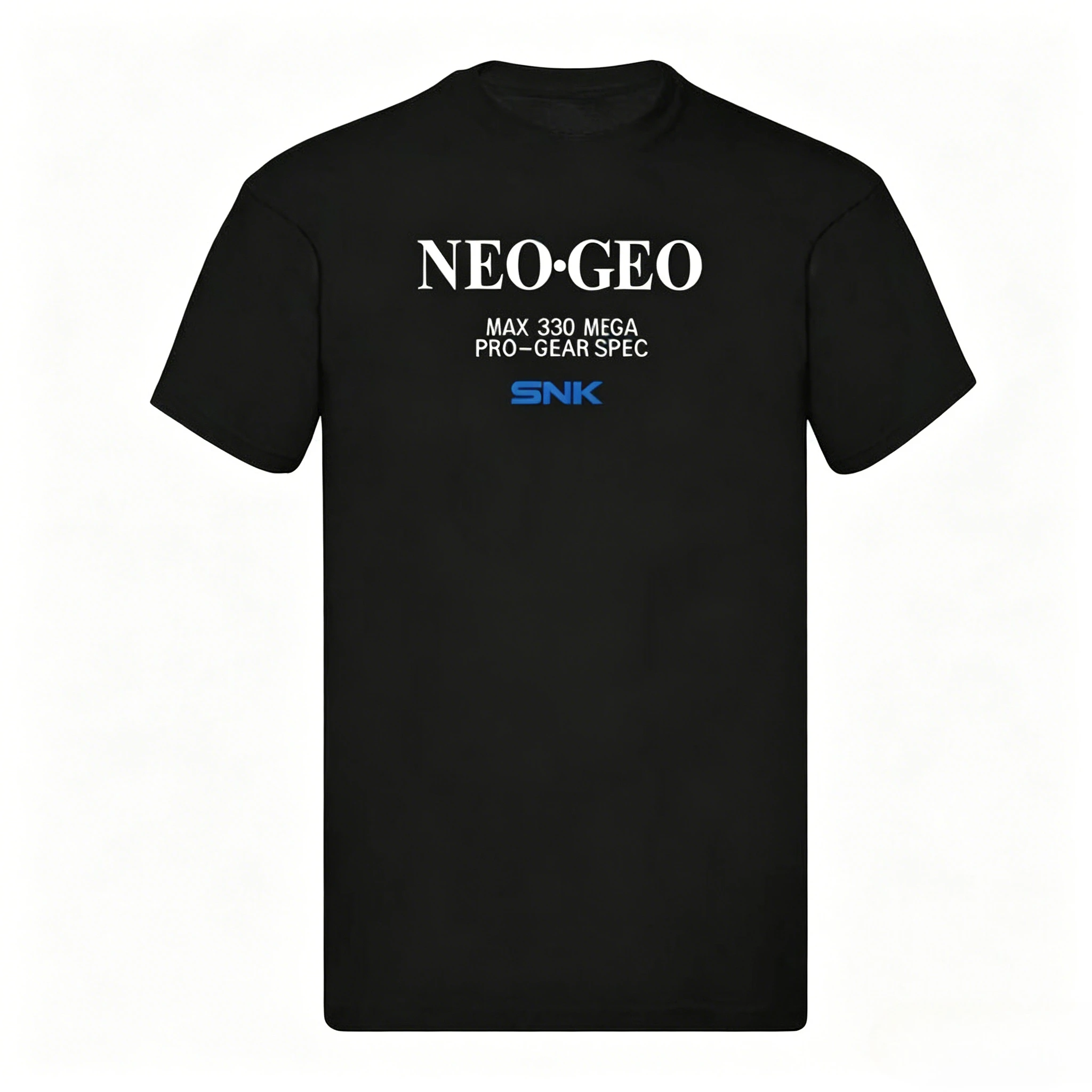 Camiseta Unissex Neo Geo Max 330 Mega Pro Gear Spec SNK Moda Verão 2026 Hip-Hop Y2K