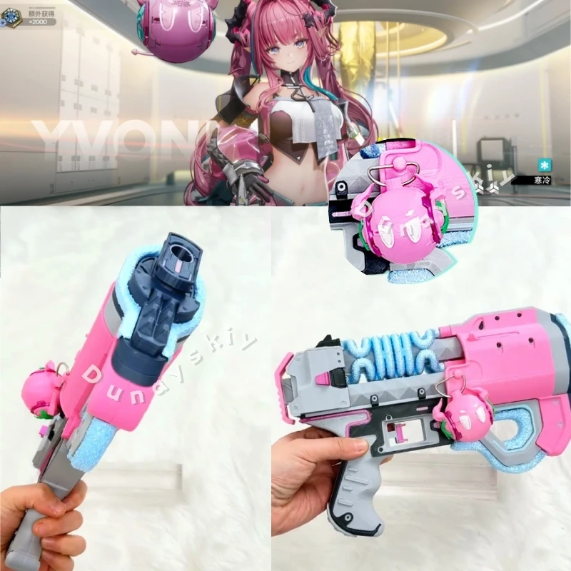

Arknights: Endfield Yvonne Artzy Cosplay Prop Tyrannical Pink 3D PLA Decorative Accessory For Cosplay Only Cannot Fire Halloween