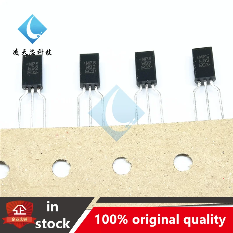 

10PCS MPSW92 MPSW92G In-line TO-92 1W 300V Darlington Tube