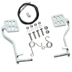 Go Kart Pedals Brake Pedal Spring Throttle Cable for Predator 212cc 6.5hp Road Rocket Azusa Fun Radio Flyer Carter Vintage