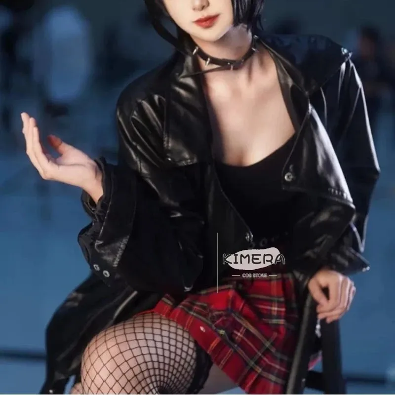 أزياء أنيمي مانغا نانا التأثيرية أوساكي أزياء نانا التأثيرية الجوارب المختنق شعر مستعار المرأة القوطية الشرير أزياء تنكرية لحفلات الهالوين #3