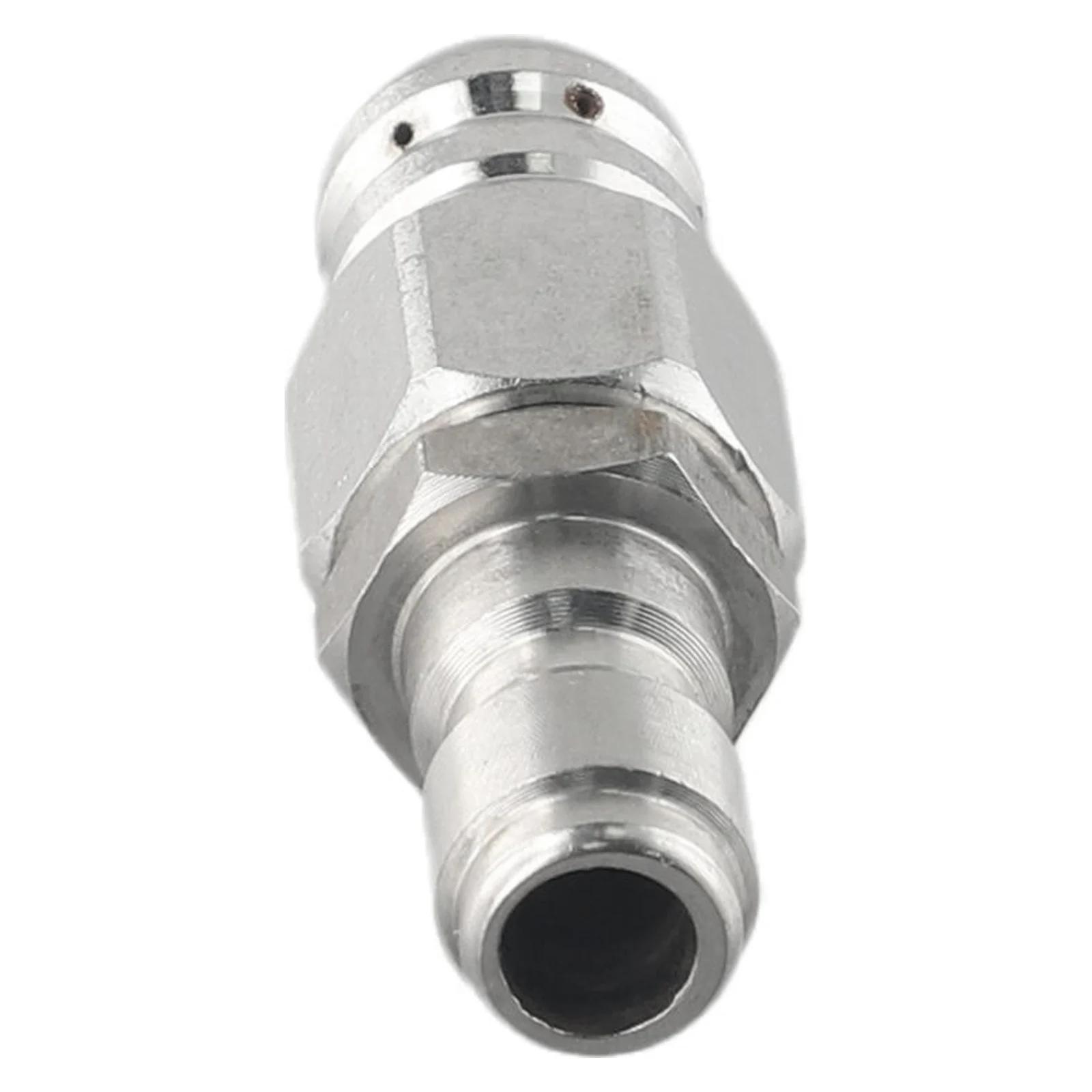 1 Front 6 Back Nozzle 1/4 inches 1/4\\\'\\\' Drain Hose Quick Plug Spare Stainless Steel Wear Resistance Replacement