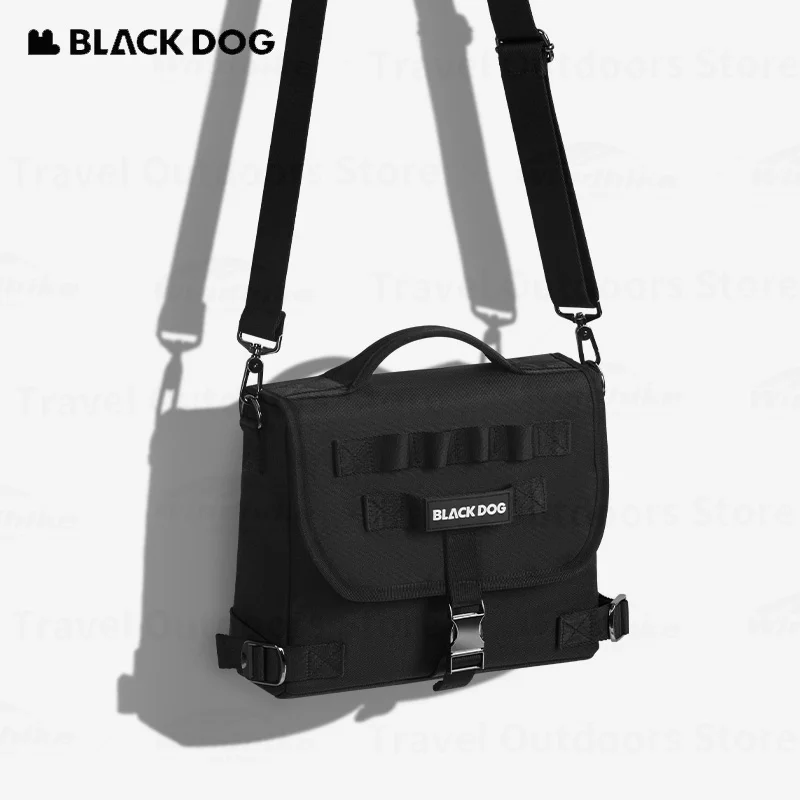 

Naturehike BLACKDOG Outdoor Travel Messenger Bag Daily Casual Decorative Crossbody Bag in Black Hiking Anti-theft Organizer Bag