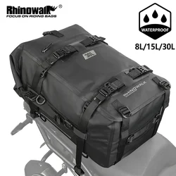 Rhinowalk Motorcycle Back Seat Bag Waterproof Cycling Backpack 8L 15L 30L Motorbike Side Saddle Pack Travel Luggage  Accessories