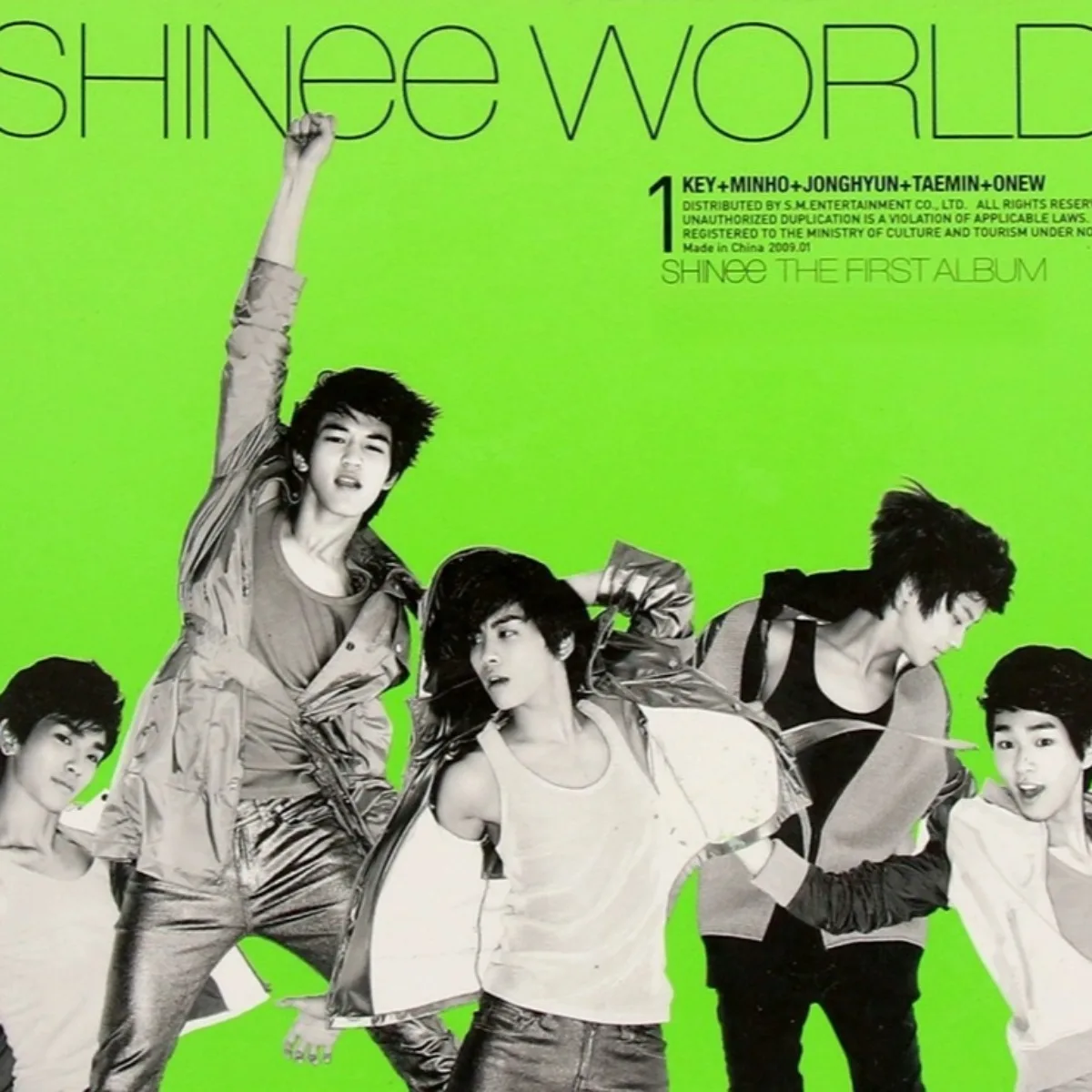 قرص مضغوط لألبوم SHINee "SHINee World" مع كتاب كلمات - مجموعة K-Pop Pop Hits، سجل موسيقي قابل للجمع لمحبي الشباب #2