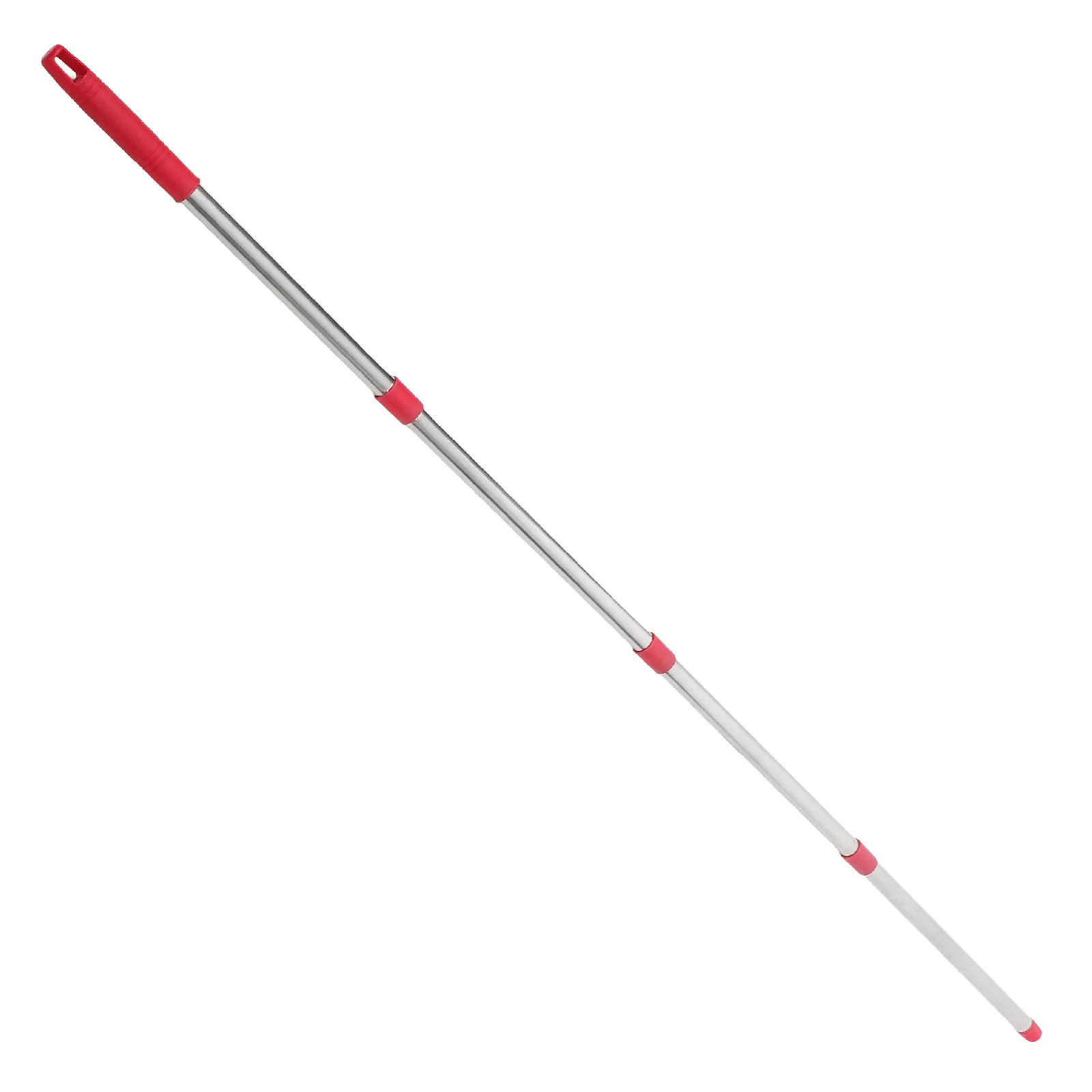 1Set Stainless Steel Mop Replacement Pole Mop Handle Extension Rod Compatible with Various Brooms Broom Rods