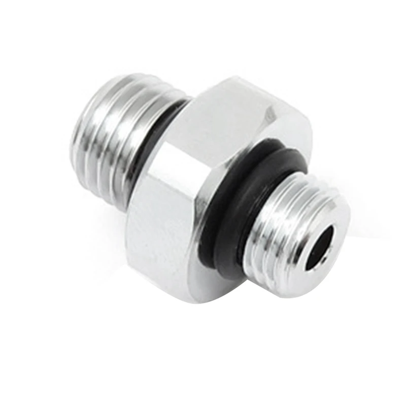 2X 7/16-20UNF To 3/8-24UNF Threaded Male Quick Adapter Diving Computer Watch High And Low Pressure Adapter