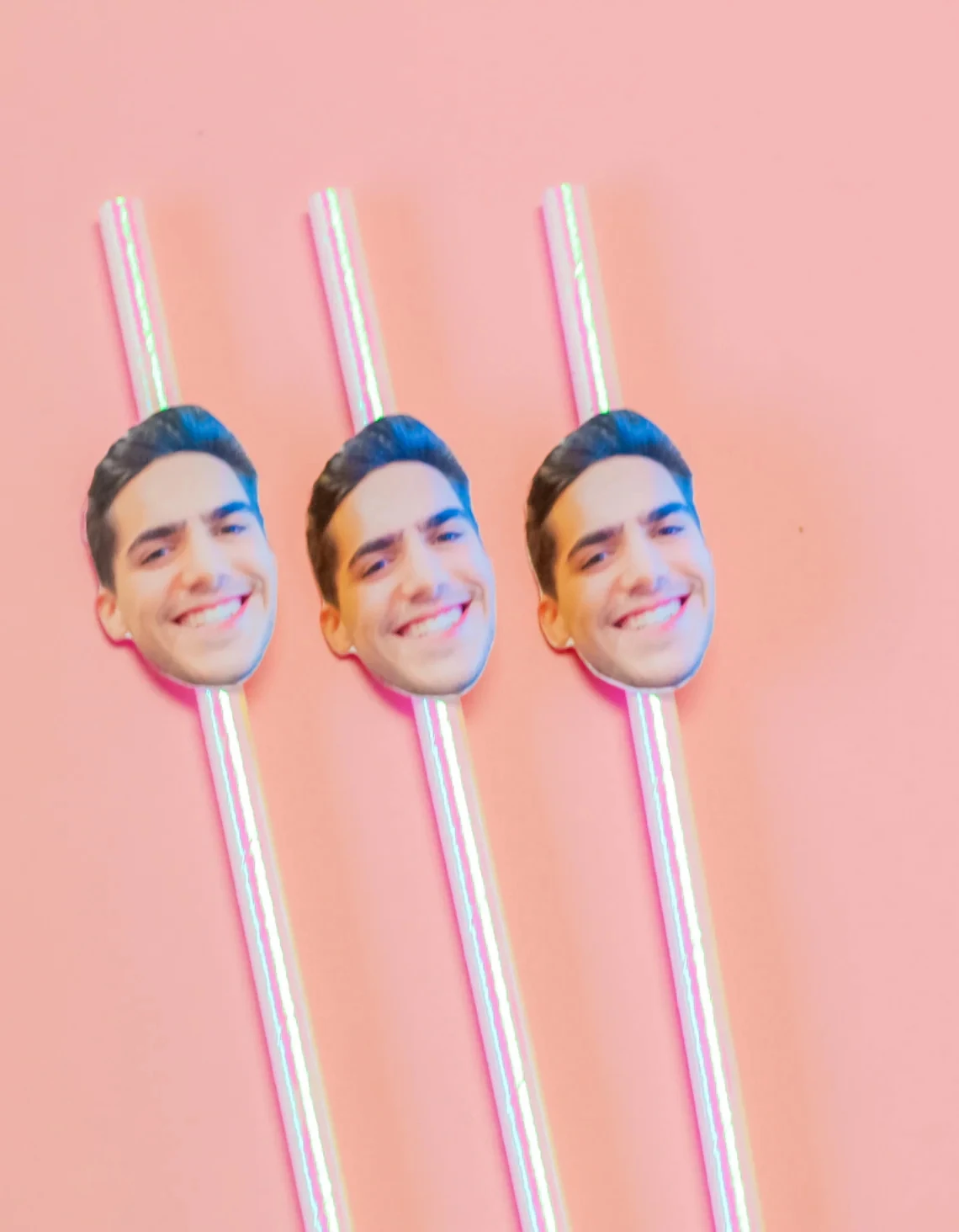 12 PCSBachelorette Party Head Straws, Face Straws, Bachelorette Head on a Stick, Groom Face Straws, Matching Bridesmaids, Funny