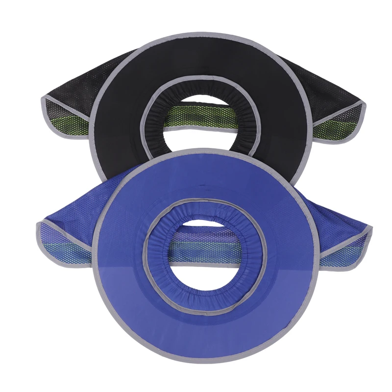 Hard Hat Sun Neck Shield Summer Helmet Mesh Sunshade High Visibility Reflective Hard Hat Shade For Outdoor Construction Worker