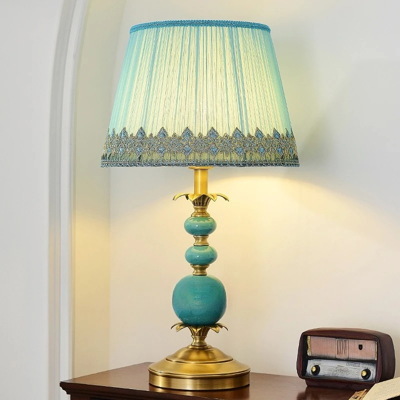 American desk lamp, bedroom living room decoration ornament