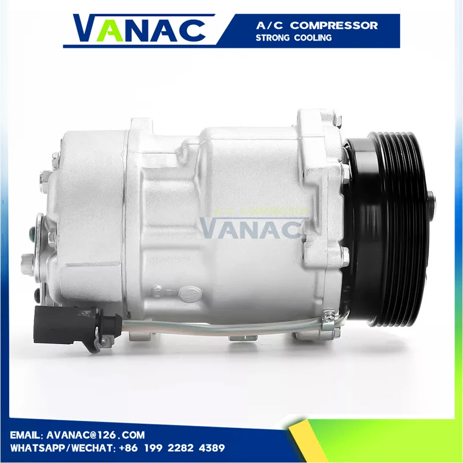 SD7V16 Compressor For Audi A3 TT / Volkswagen Beetle Golf Polo Bora Caddy 1J0820803A 1J0820803B 1J0820803L 1J0820803N 7M0820803B