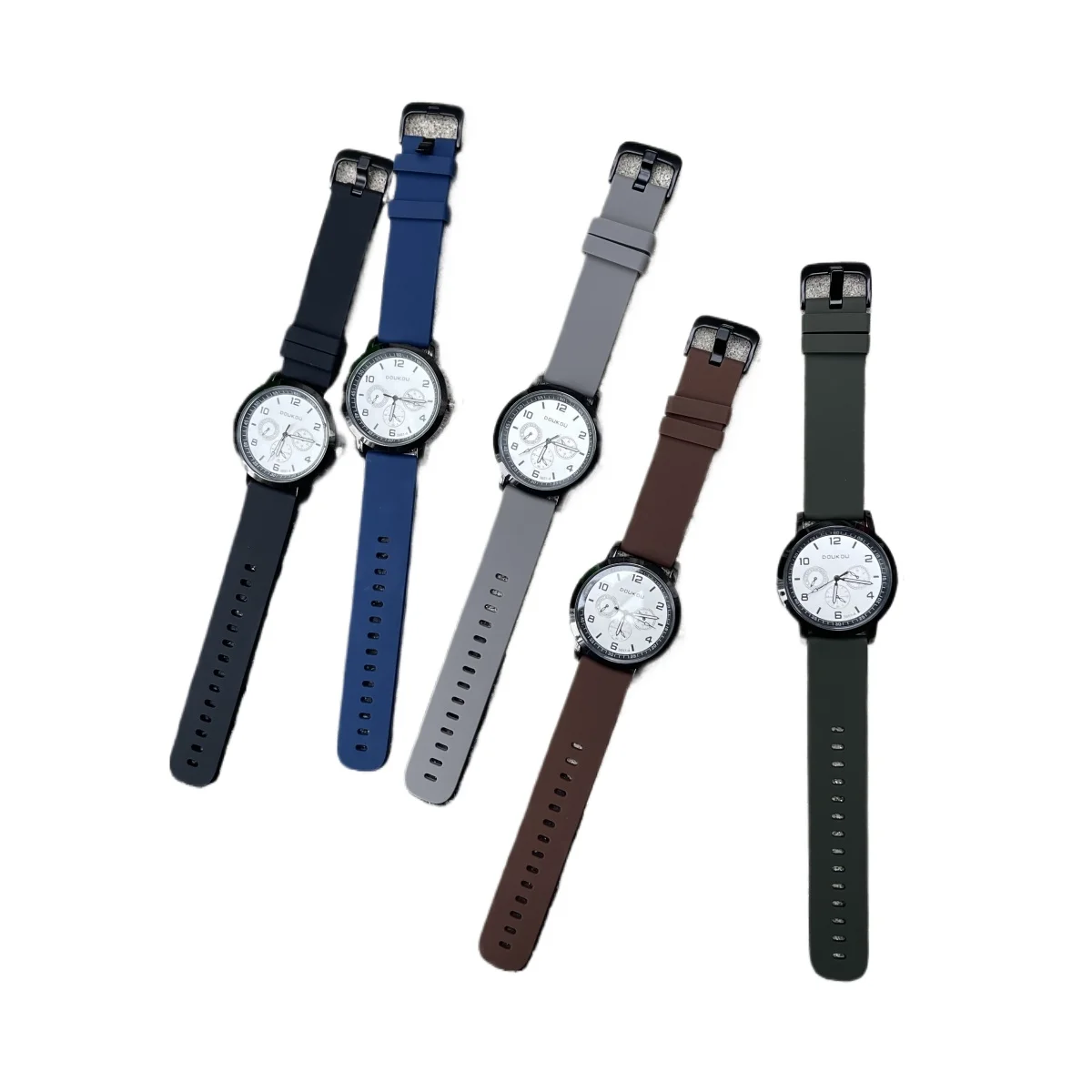 

Watch men's, retro high-end neutral British silicone watch women