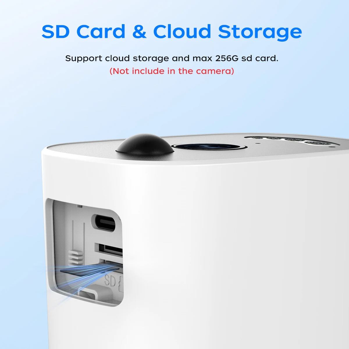 JOOAN 5MP WiFi Camera Outdoor Surveillance Camera PIR Motion Detect CCTV Security Camera Color Night Audio Video Battery Camera