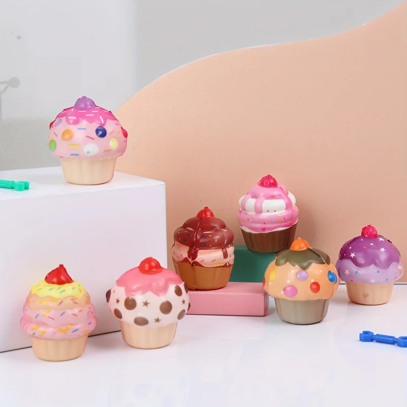 20szt Mini Cake Squishy Toy Boże Narodzenie Święto Dziękczynienia Nowy Rok Party Ulubione prezenty Dekoracje domu Słodki deser Zabawki Gry Nagrody F