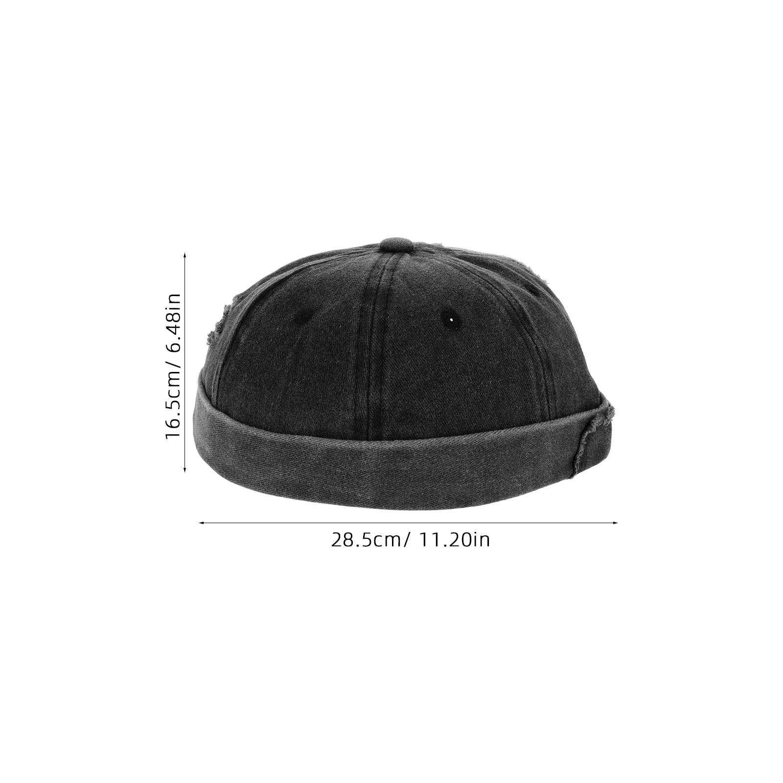 1pcs Brimless Cap For Men Vintage Chinese Hat Fashion Cotton Beanie Sailor Style Mens Beach Hat Outdoor Headwear