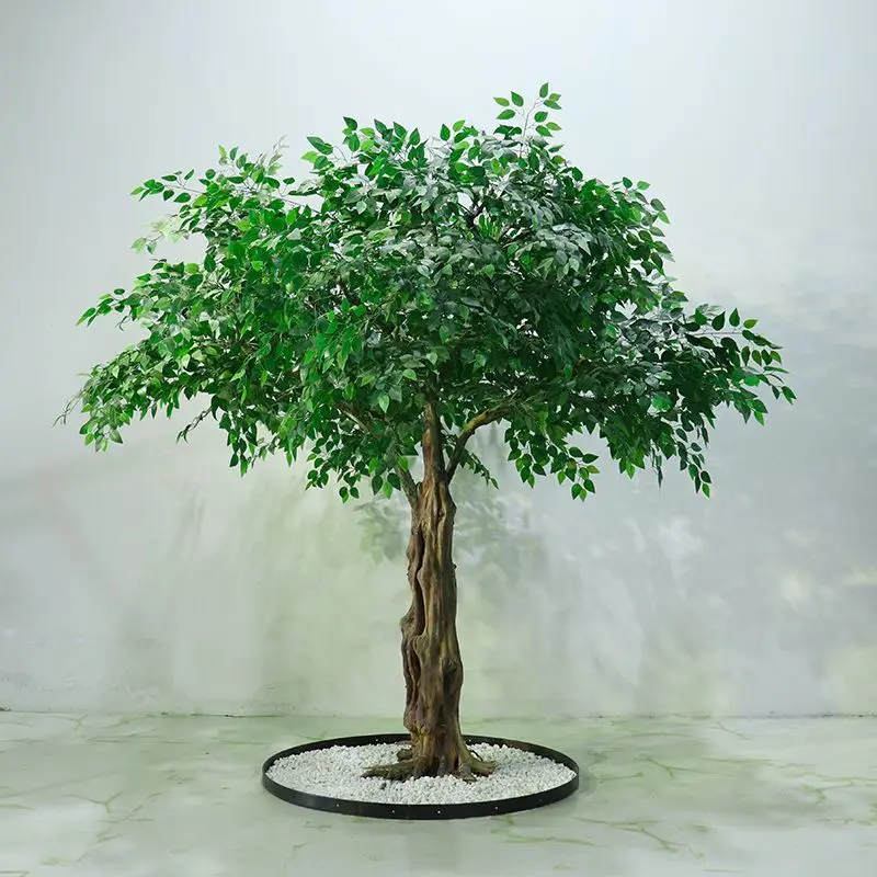 

Simulation banyan fake tree simulation large plant hotel shopping mall wedding props wishinge landscape tree window