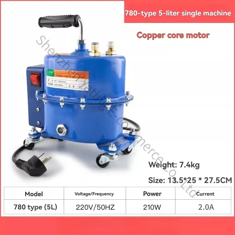 2026　Car Air Conditioner Vacuum Pump, Refrigerant Filling, Automatic Pressure, Dual-purpose Vacuum Pump, Refrigerator Tool