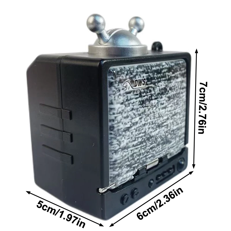 Creativo Mini TV Portachiavi Atmosfera horror Tricky Stress Relief Portachiavi Ciondolo per borsa per regali di travestimento di Halloween