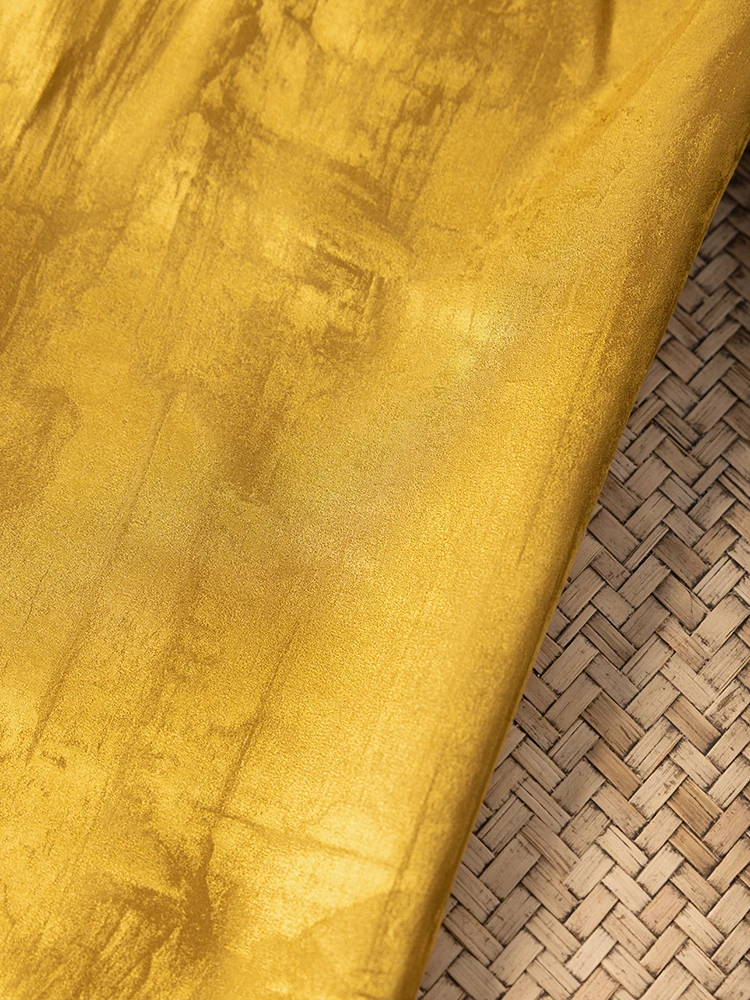 سراويل مستقيمة جديدة لخريف 2025 للسيدات باللون الأصفر والزنجبيل 100% من حرير التوت الطبيعي والجاكار والساتان متعددة الاستخدامات وصديقة للبشرة