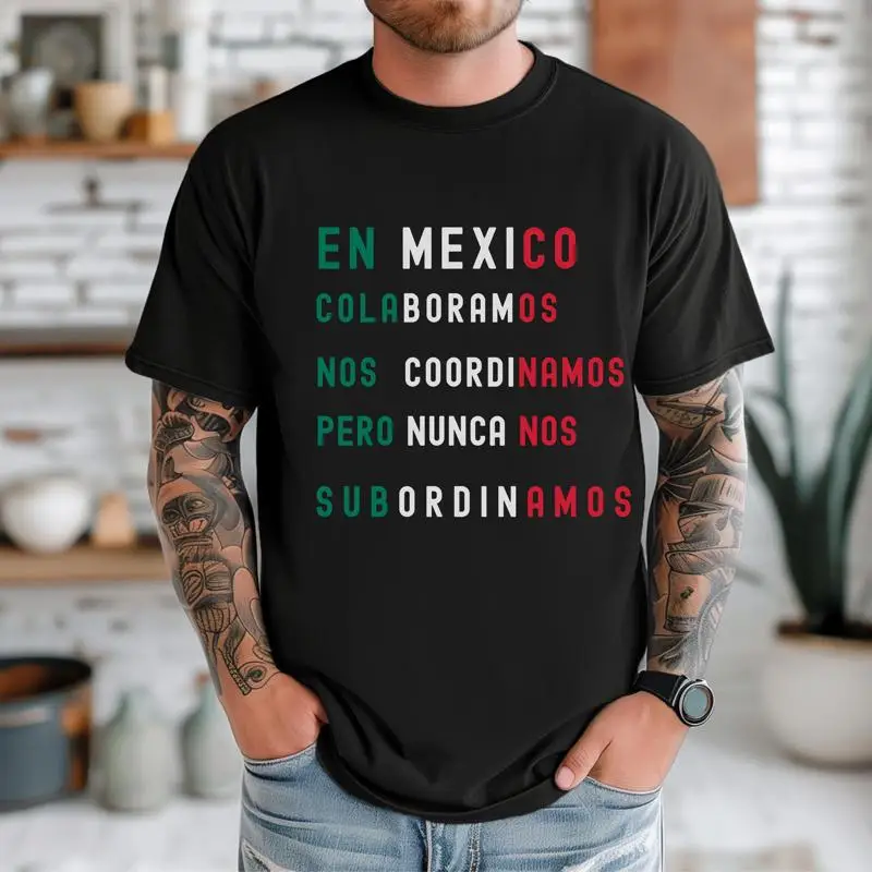 Orgullo mexicano t camisa patriótica orgulho mexicano sovereignty sem subordinação pura viva méxico libre t