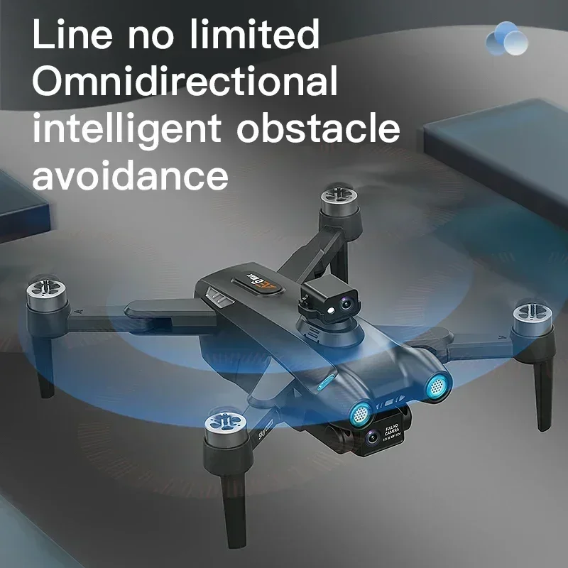 GEETHA AE6 MAX Drone 360°° Unikanie przeszkód 8K Profesjonalne podwójne kamery HD ESC GPS Optyczne pozycjonowanie przepływu Drone DC FPV