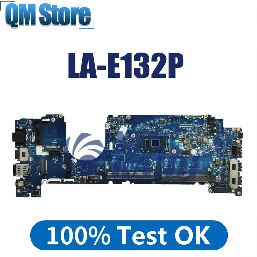 Laptop Motherboard For Dell Latitude 7480 LA-E132P E7480 0HNP6J 063J06 0YF9VM Notebook Mainboard CPU I3 I5 I7 6th 7th Gen