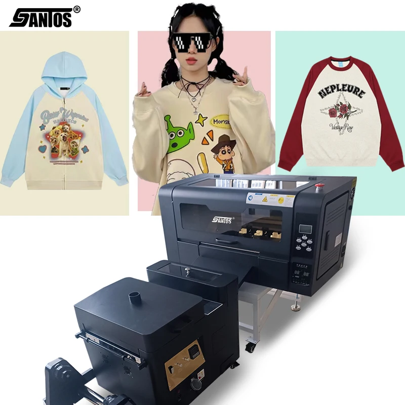 Professional Dtf Printer A3 Manufacturer 5 Colors Dtf Printer for T-Shirt Printing Machine Dual Epson I1600 Head Dtf Printer