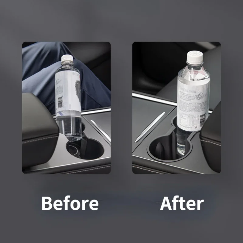 Tesla center console Water cup holder TPE center console cup holder plugs into Tesla Model 3 Model Y internal accessories