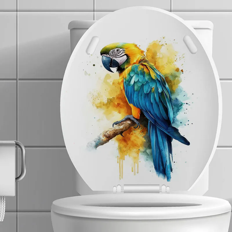 Gorgeous Parrots Self-Adhesive Wall Decal- Removable