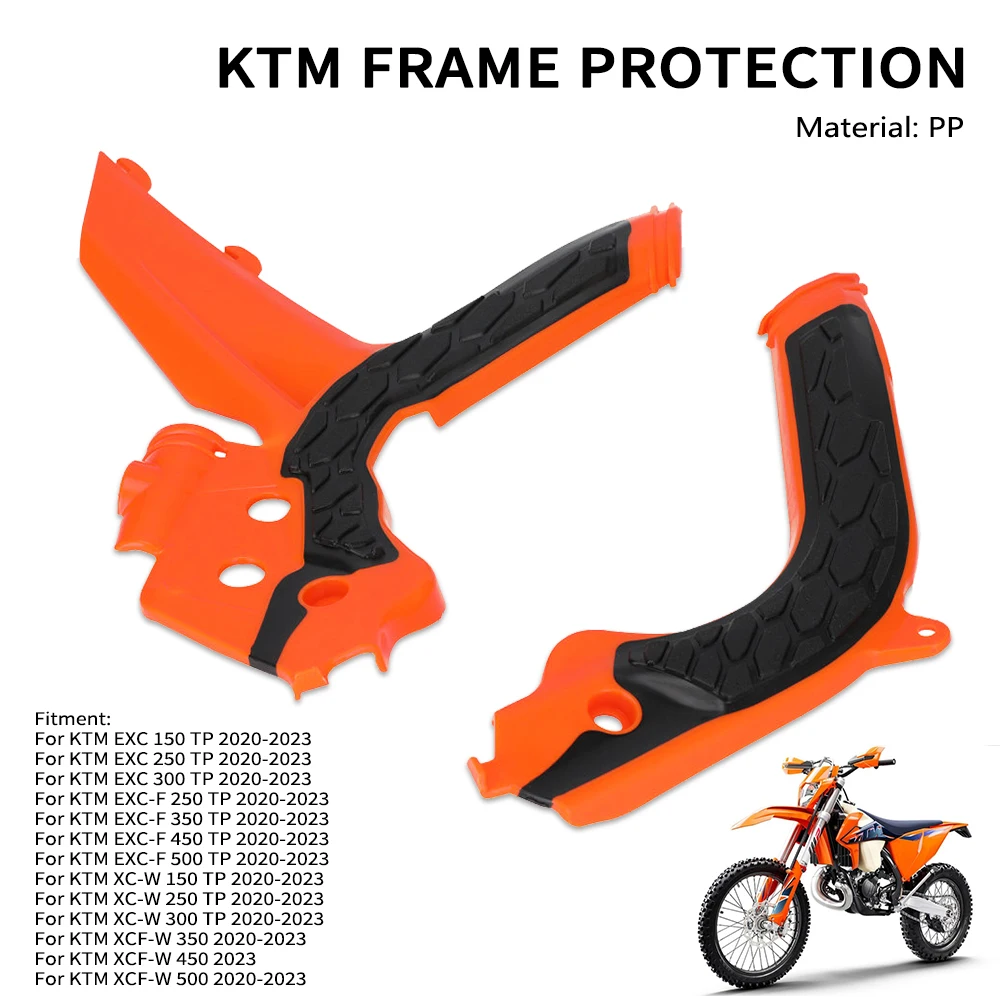 Motorcycle Accessories Plastic Frame Guards Protection For KTM EXC150/250/300 TP EXC-F 250/350/450/500 TP 2020-2023 Motocross