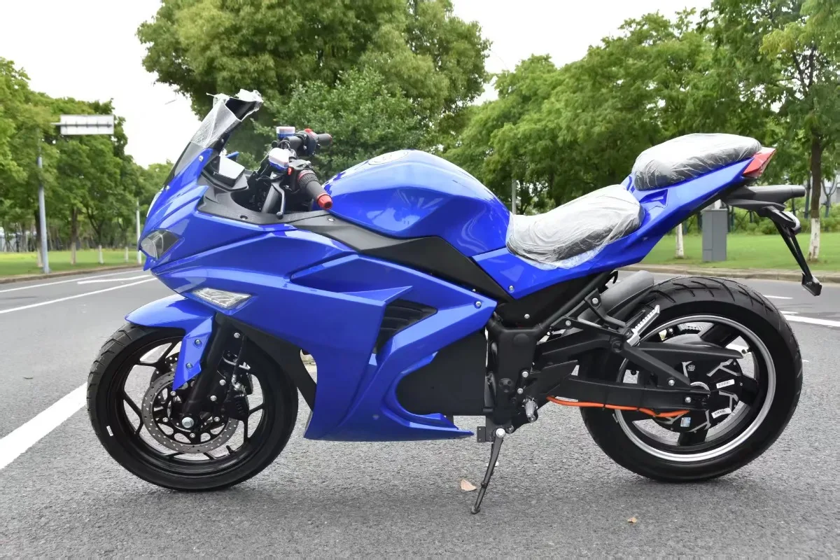 COC/EEC Certified V6 High Performance Electric Motorcycle 5000W Motor 80A Lithium Battery Can Choose 8000W 10000W Motor