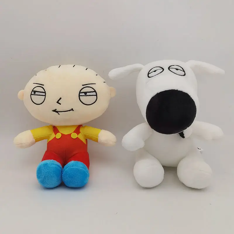 18cm MINISO New Cute Comics Family Guy Stewie Griffin Boy Plush Kids Stuffed Toys For Children Gifts Anime Plush