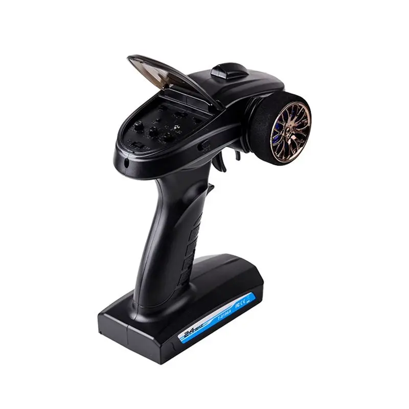 ABJL Infinite Remote Control T-8196A 2.4GHz 3CH Built-in Single Antenna Remote Control for RC Car & Boat, 150m Range