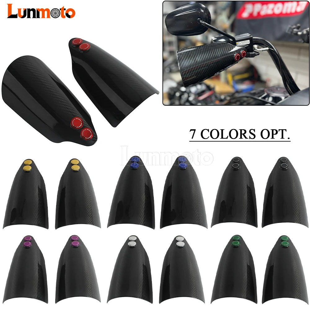 For Harley Road Glide FLTRX 2024-2026 Motorcycle Handle Guard Carbon Handguard Protector For Road Glide ST CVO FLTRXSE FLTRXSTSE