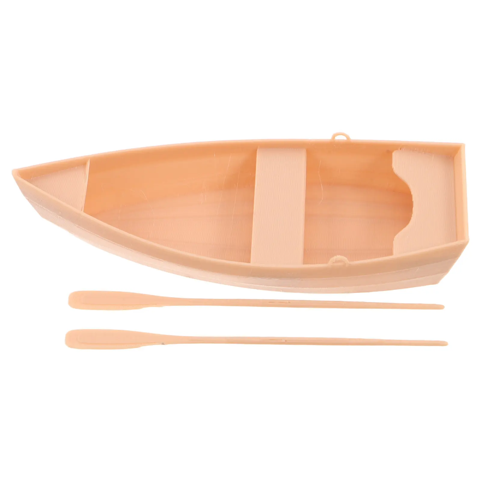 

1Set Tiny Canoe Decoration for Bookshelf Desktop Aquarium Fairy Garden Dollhouse Fishing Boat Ornament Miniature Boat Display