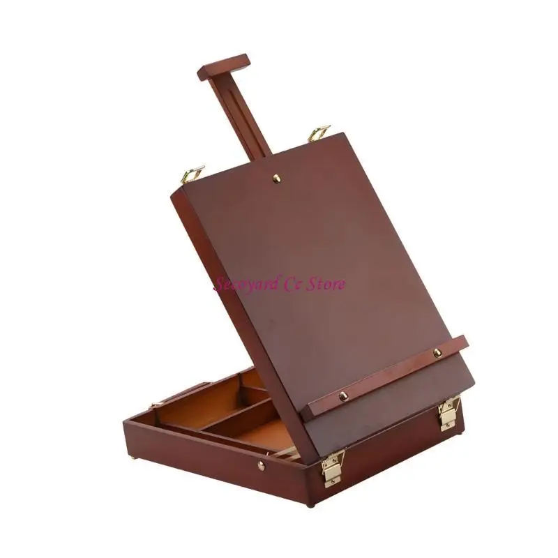 N3UC Beech Adjustable Compacts Desktop Easel Foldable Portable for Artists view 4