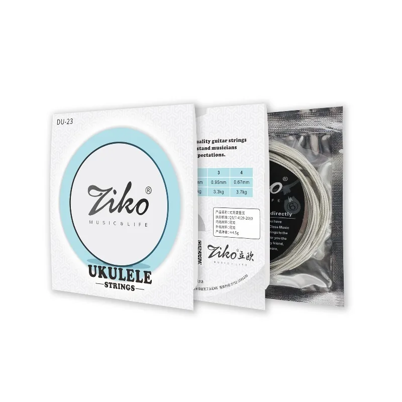 ZIKO/Leo Nylon Musical Instrument Ukulele Strings DU Series PA Nylon Strings Popular Gurley